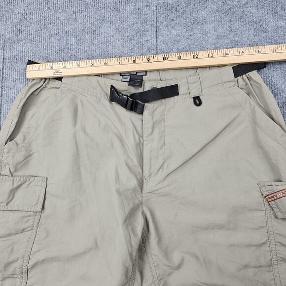 REI Pants Womens 12 Khaki Convertible Zip Off Hiking Nylon Cargo UPF 50+ Outdoor - Picture 5 of 8